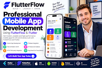 build mobile app development ai mobile app creation ios android flutter chatbot