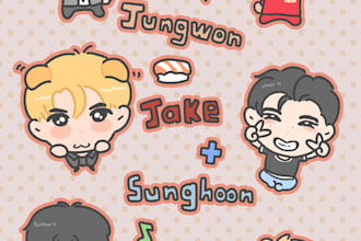 draw a sticker packs custom design