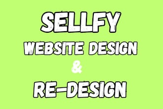 do shopify website design and website maintenance