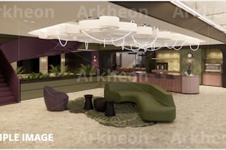 3d rendering, 3d models, plans, carpentry, and tour virtual