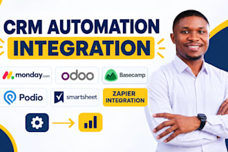 do monday com odoo CRM basecamp automation podio smartsheet zapier integration