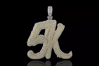 sculpt3d necklace pendant for mfg, silver jewelry stl,bangle cad model for print