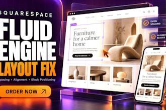 fix squarespace fluid engine spacing and alignment issues