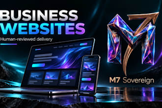 build a responsive business website for your company