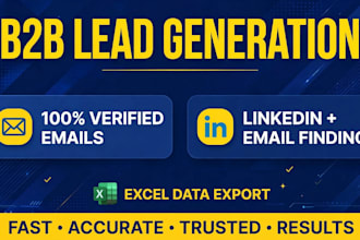 do b2b lead generation and find verified business emails