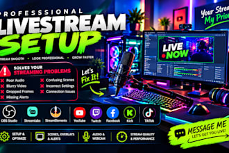 setup obs studio, streamlabs, streamelements for youtube twitch facebook kick