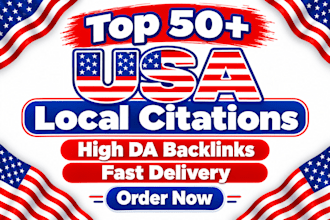 manually submit 50 USA local citations with nap consistency