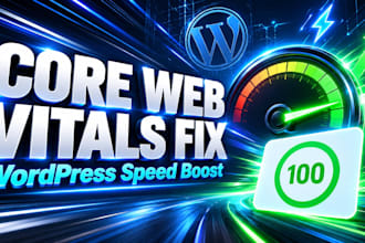 fix core web vitals and speed up wordpress site pagespeed