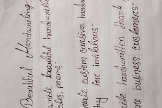 write beautiful handwritten letters thank you cards and poems