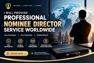 provide professional nominee director service worldwide