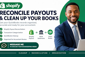 clean up and catch up quickbooks books for accountant review
