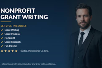 research grants and write a winning grant proposal for your nonprofit
