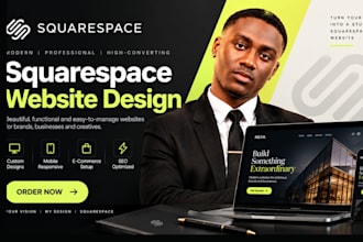 build squarespace website, redesign squarespace website, design squarespace site