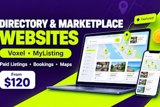 build a wordpress directory or marketplace website with voxel or mylisting