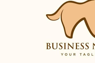 design a custom unique dog logo