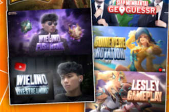 design youtube thumbnail for you