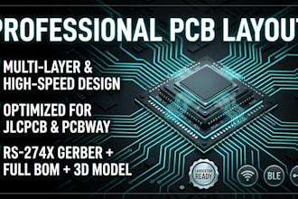 do professional pcb design and pcb layout for jlcpcb and pcbway