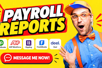 create payroll reports in quickbooks adp workforce rippling freshbooks deel