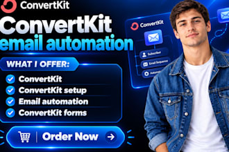 set up kit convertkit email automation subscriber tags forms integration