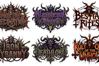 design war metal, blackened death bestial black metal logo