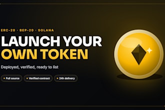 create your own crypto token with verified smart contract