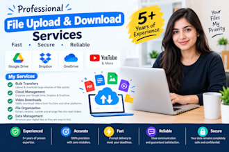 do the professional videos upload and downloads assistance