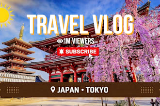 do viral travel vlog youtube thumbnail design