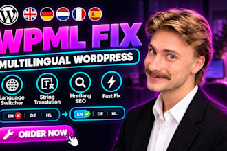 fix wpml language switcher errors and setup multilingual wordpress seo