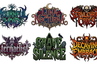 design funeral doom, death doom and gothic metal logo