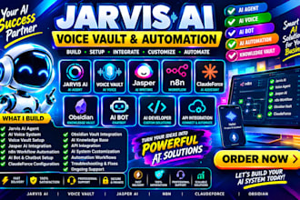 be your jarvis ai voice vault jasper developer n8n ai bot claudeforce obsidian