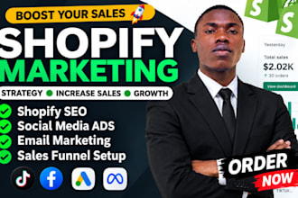 do shopify store design, shopify website, seo, product listing, dropshoipping