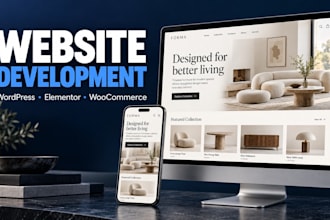 build responsive wordpress website elementor web development responsive design