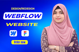 design, redesign, develop a webflow website, or convert figma to webflow