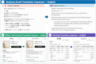 japanese and english accurately and naturally