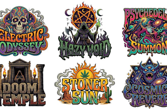 design sludge metal, post metal and atmospheric sludge logo