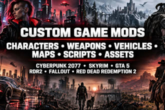 mod for cyberpunk 2077, skyrim, gta 5, rdr2, fallout, red dead redemption 2