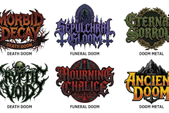 design death doom, funeral doom and doom metal logo