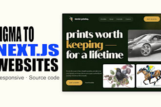 convert figma to next js responsive website