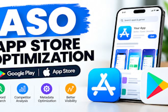 optimize your app aso for google play and ios app store