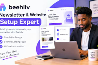 setup beehiiv newsletter design beehive landing page beehiv ai email automation