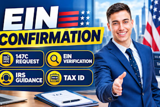 assist with irs ein confirmation and 147c request