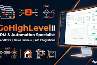 gohighlevel crm automation ghl workflow sales funnel setup and api integration