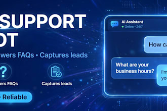 build an ai customer support chatbot for your website