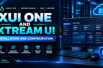 install and configure xui one and xtream UI server