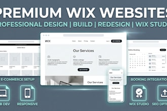 design wix website or do a professional wix website redesign