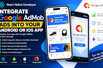 integrate google admob ads into your android or ios app