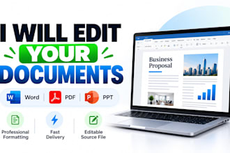 edit any documents professionally