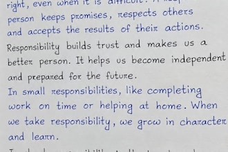 provide professional handwritten work with accuracy and care
