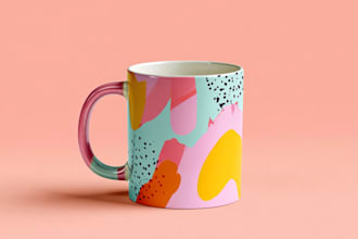 make a coffee mug design, custom mug design