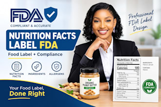 review your fda food label for compliance and corrections